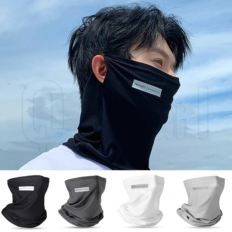 หน้ากากขี่จักรยาน - อุปกรณ์ขี่จักรยาน - อุปกรณ์ป้องกันแสงแดด - สําหรับกิจกรรมกลางแจ้ง ฤดูร้อน - ป้องกันรังสียูวี แบบเต็มหน้า - ป้องกันรังสีอัลตราไวโอเลต - ระบายอากาศได้ แบบบาง - แฟชั่นสําหรับทุกเพศ - แห้งเร็ว