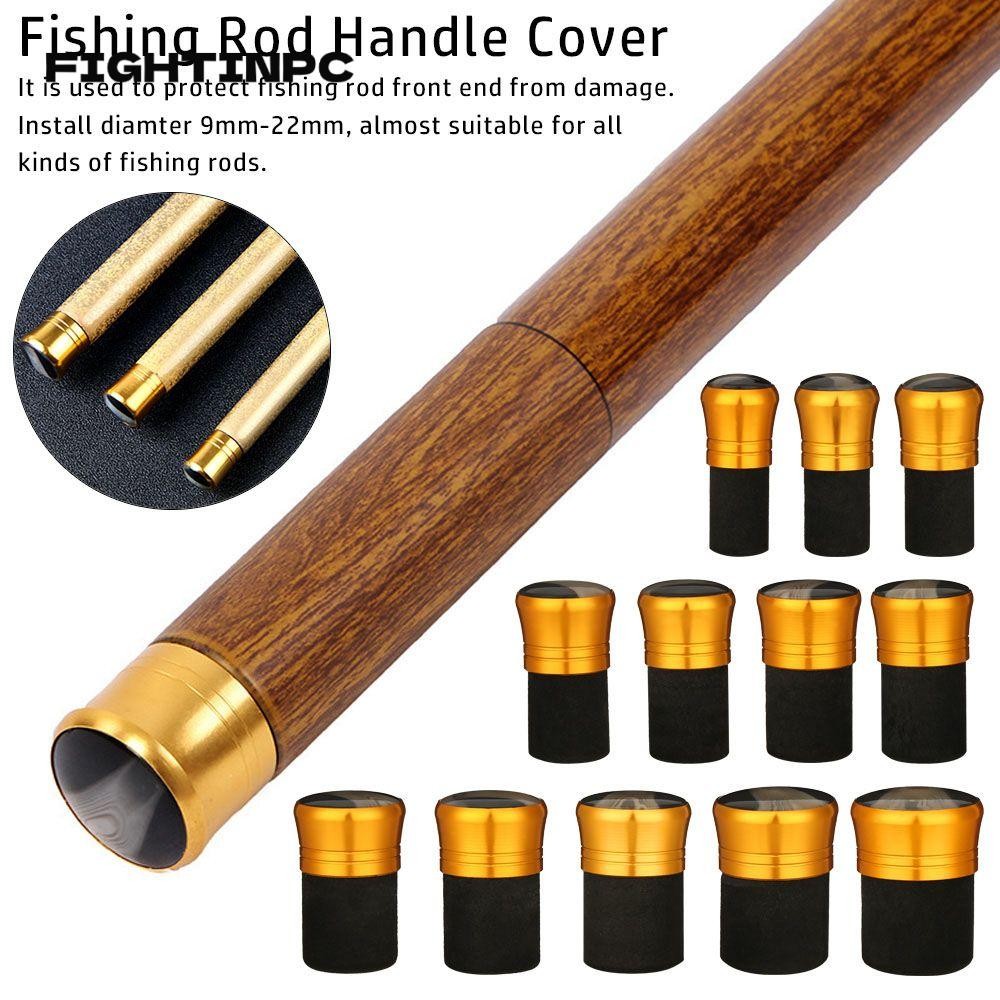 Fightinpc Rod Front Protector อุปกรณ์ตกปลา Lure Rod ปลั๊กด้านหน้าบล็อกด้านหน้าเบ็ดตกปลาแหวนคงที่