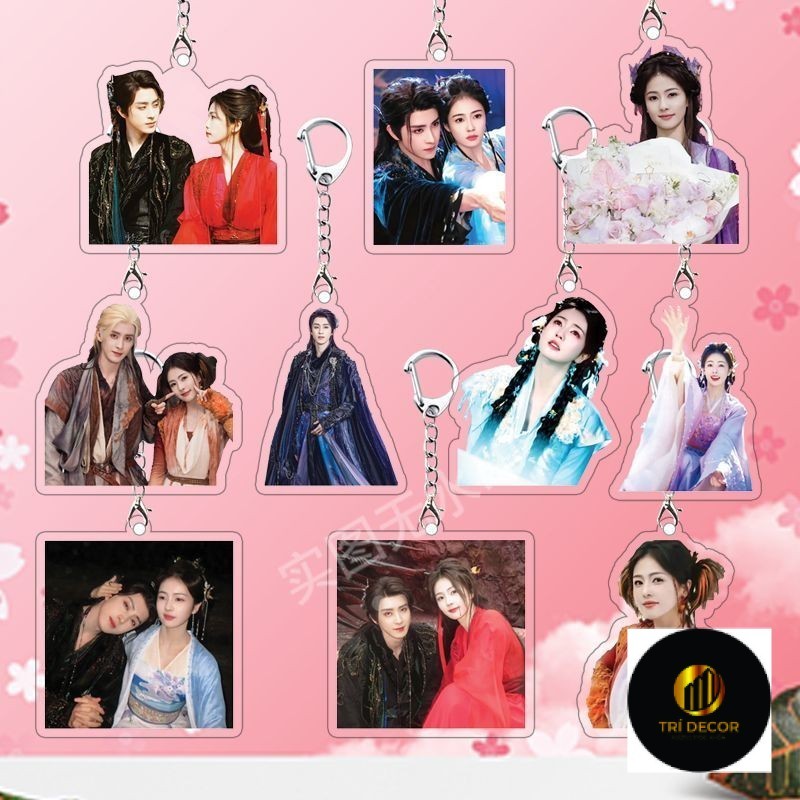 Bach Nguyet Pham Tinh Bach Loc Ngao Thuy Bang Moonlight Mystique Bai Lu Ao Ruipeng พวงกุญแจอะคริลิค 