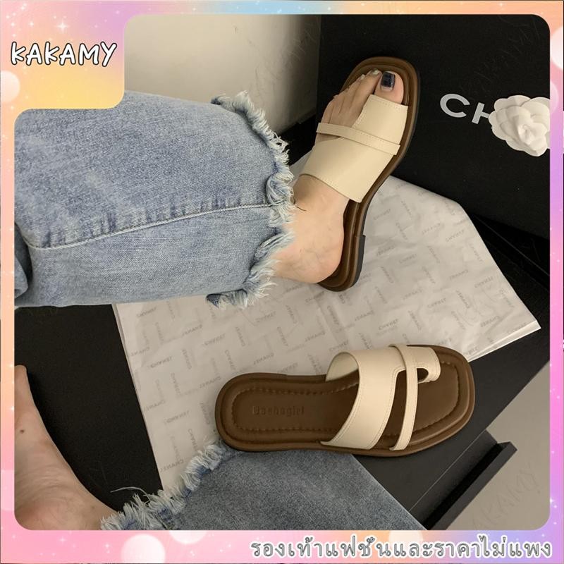 icy สำหรับผู้หญิง รองเท้าแตะผู้หญิง รองเท้าแตะลิ่มหรูหรา รองเท้าแตะกันลื่น เหมาะสำหรับผู้หญิง รองเท้าสไตล์แฟชั่นx114