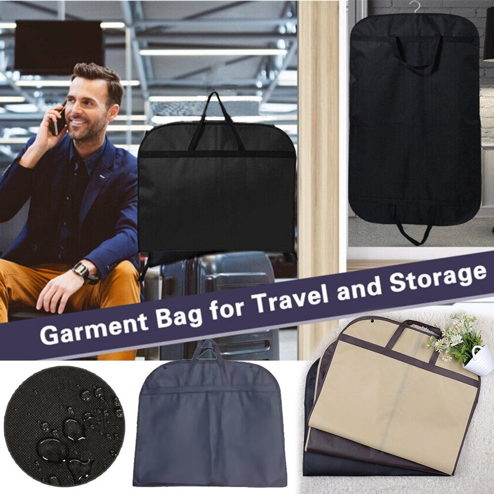 ถุงคลุมซิปกันฝุ่น อุปกรณ์ป้องกันเสื้อผ้า ถุงคลุมปิดสนิท แขวนถุงเก็บทนทาน พิมพ์ลายการ์ตูน - รูปที่ 3