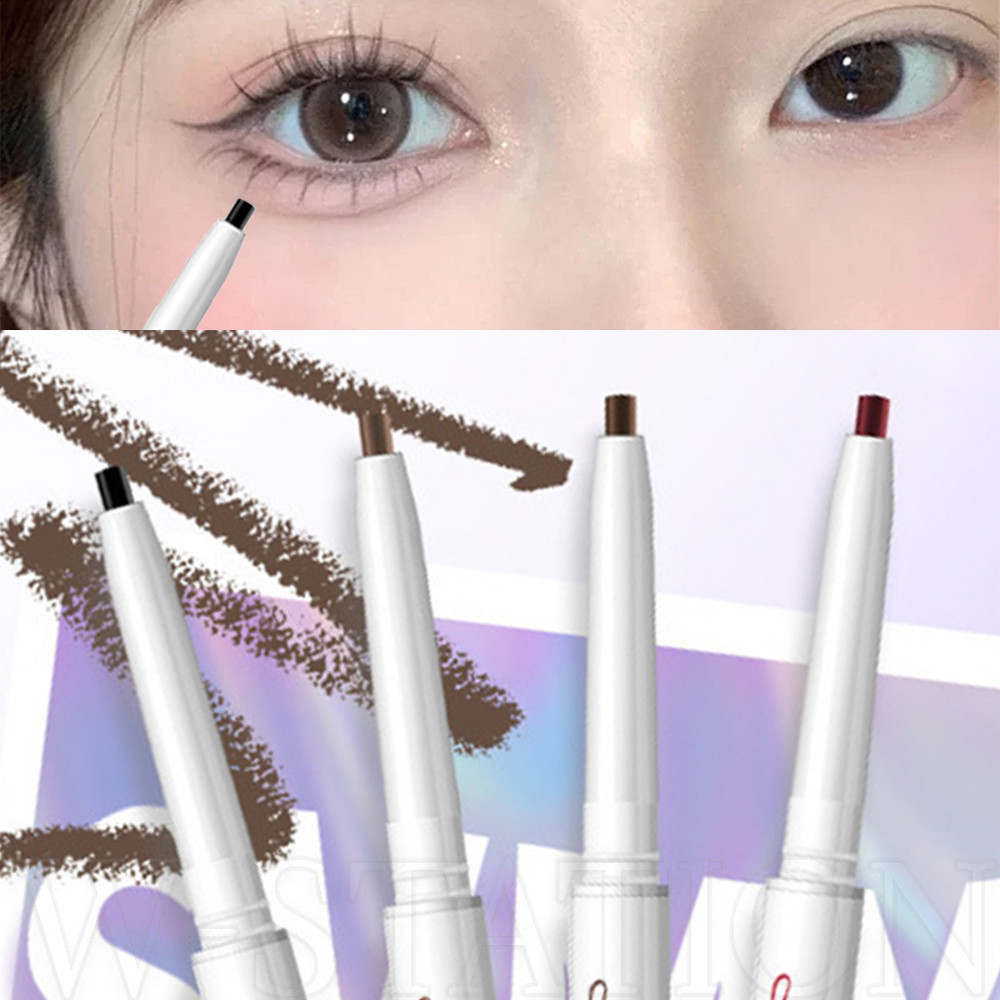 ดินสออายไลเนอร์เจล เนื้อแมตต์ ธรรมชาติ 4 สี - ปากกาอายไลเนอร์ ใยไหม นอนหนอน - กันน้ํา ติดทนนาน สีดํา สีน้ําตาล - อายไลเนอร์ผู้หญิง แต่งตา เครื่องสําอาง