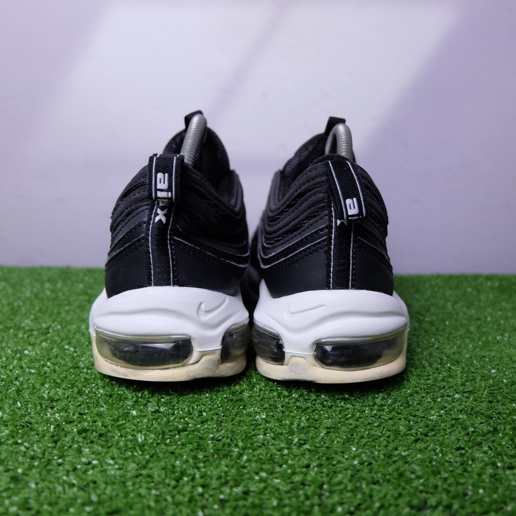 (44/28 cm) Nike Air Max 97 Black White ไนกี้มือ2ของแท้ รองเท้าผ้าใบผู้ชาย