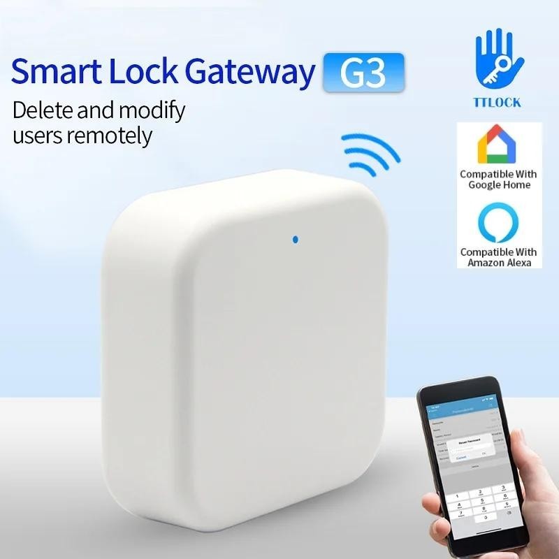 G3 TTlock เกตเวย์ WIFI ปลดล็อกด้วยแอป TTlock รีโมตคอนโทรล รองรับ WIFI RJ45