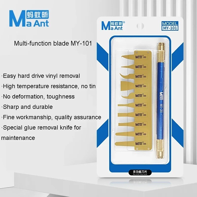 Maant MY-101 มีดขูดชิป IC BGA แบบบางพิเศษ สําหรับซ่อมแซมเมนบอร์ดโทรศัพท์มือถือ CPU