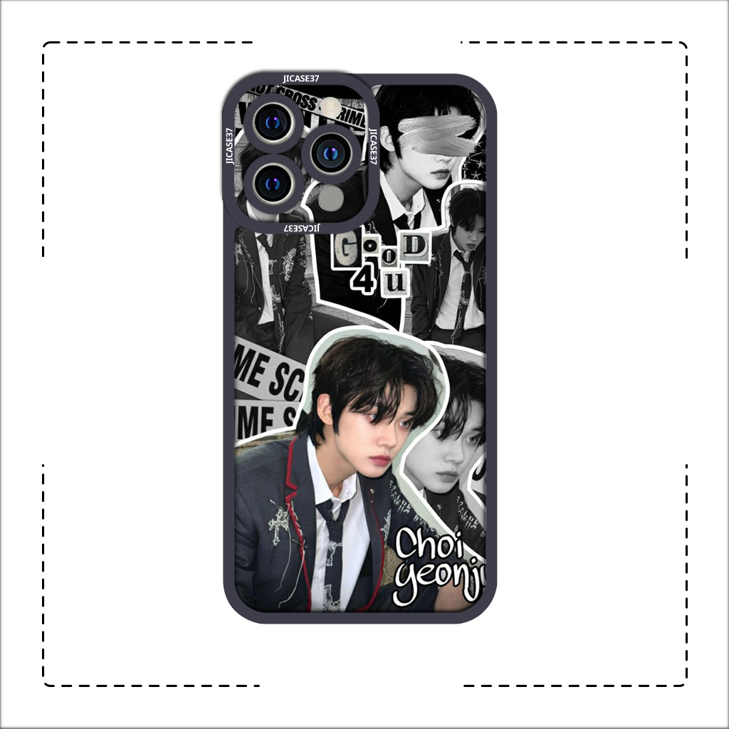 Samsung Xiaomi Oppo Yeonjun TXT พรุ่งนี้ X Together Idol Kpop Square Edge เคส iPhone