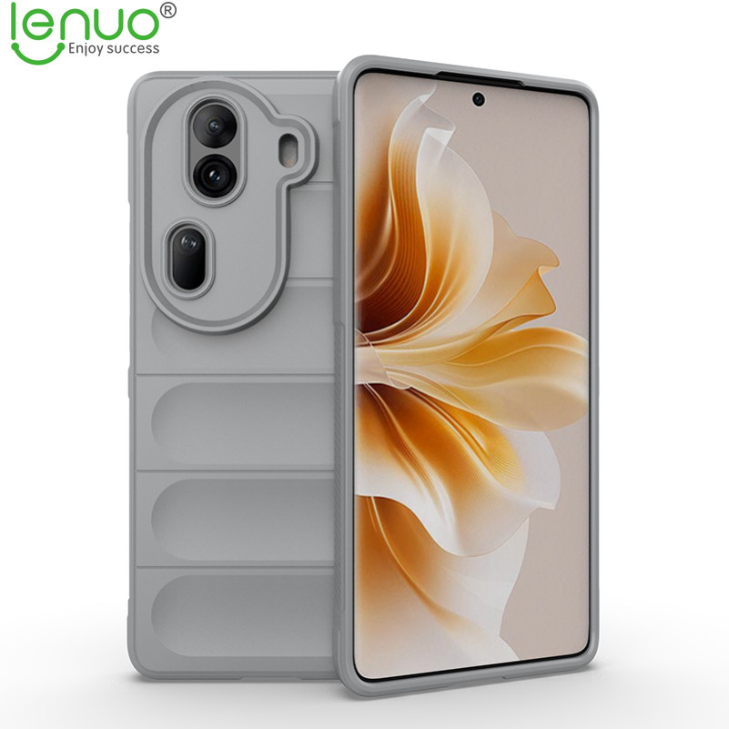 Lenuo เคสโทรศัพท์มือถือซิลิโคน ผ้าสักหลาด แบบนิ่ม กันกระแทก สําหรับ Oppo Reno 11 11F Pro Find X7 Ultra Reno11 F F25 5G ออปโป้รีโน่ Case