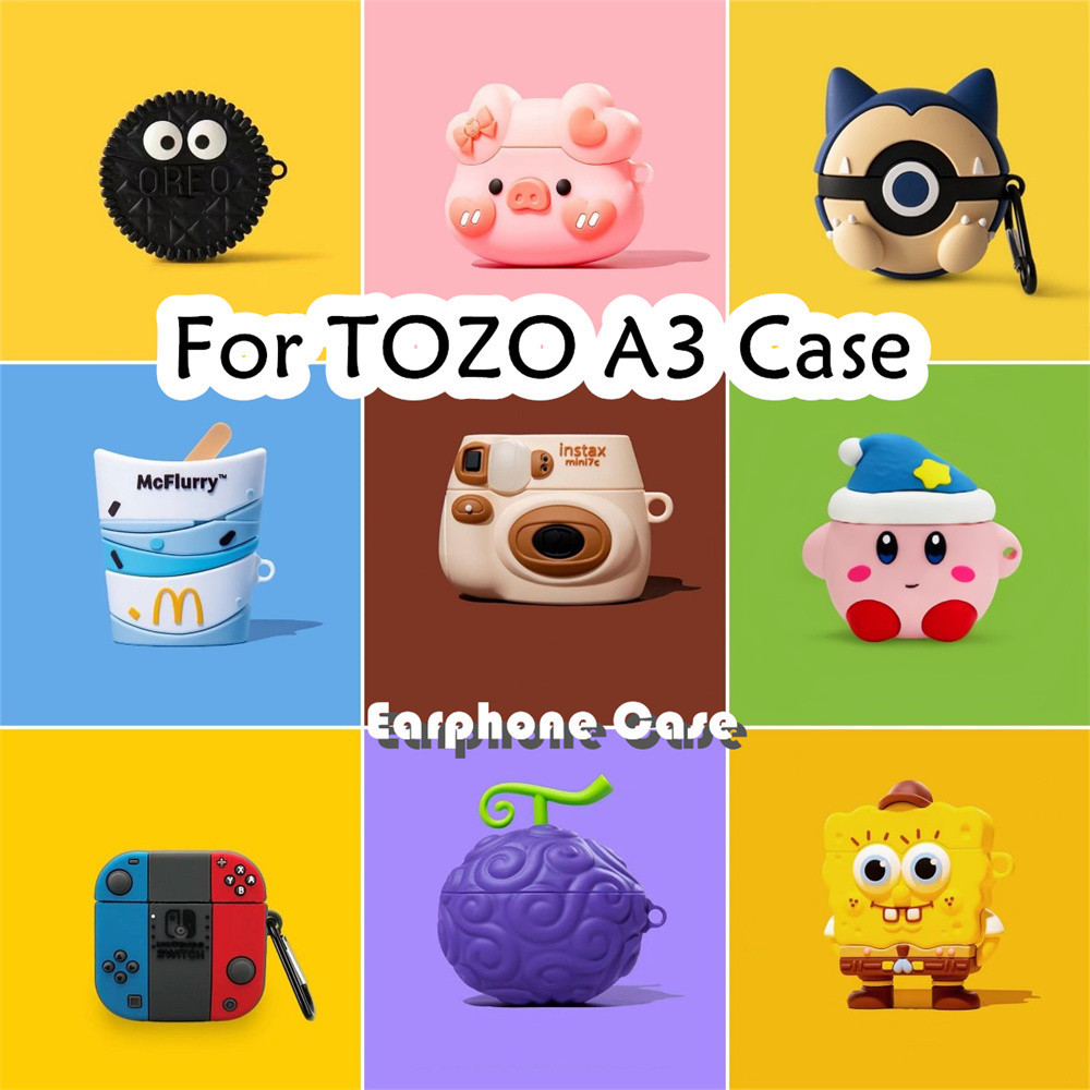 【พร้อมส่ง】เคสหูฟังซิลิโคนนิ่ม ลายการ์ตูน สําหรับ TOZO A3 NO.2