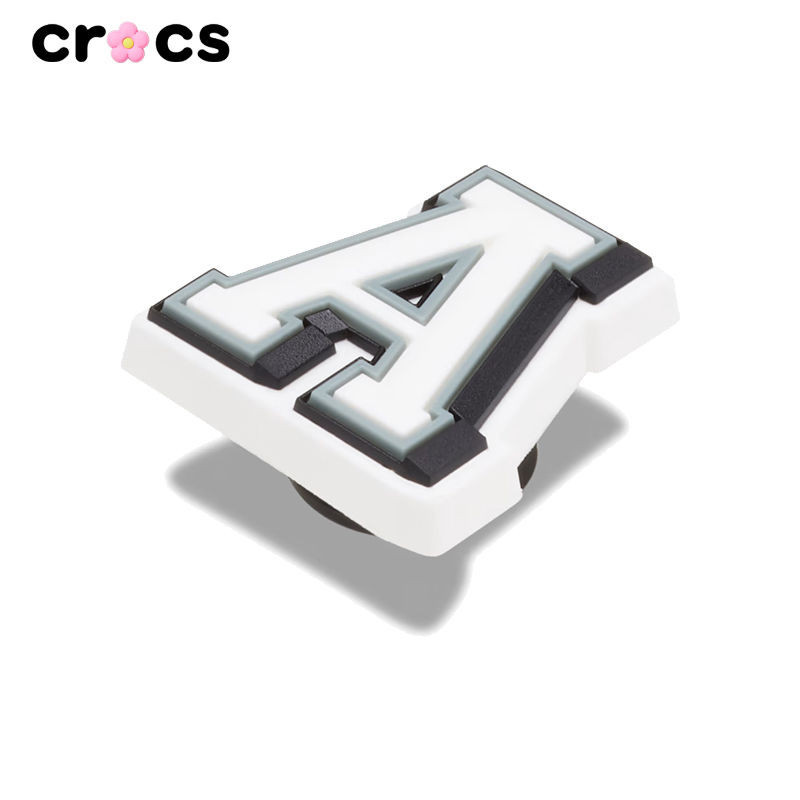 Crocs jibbitz ตัวอักษรภาษาอังกฤษ A-Z คุณภาพสูง สําหรับตกแต่งรองเท้า