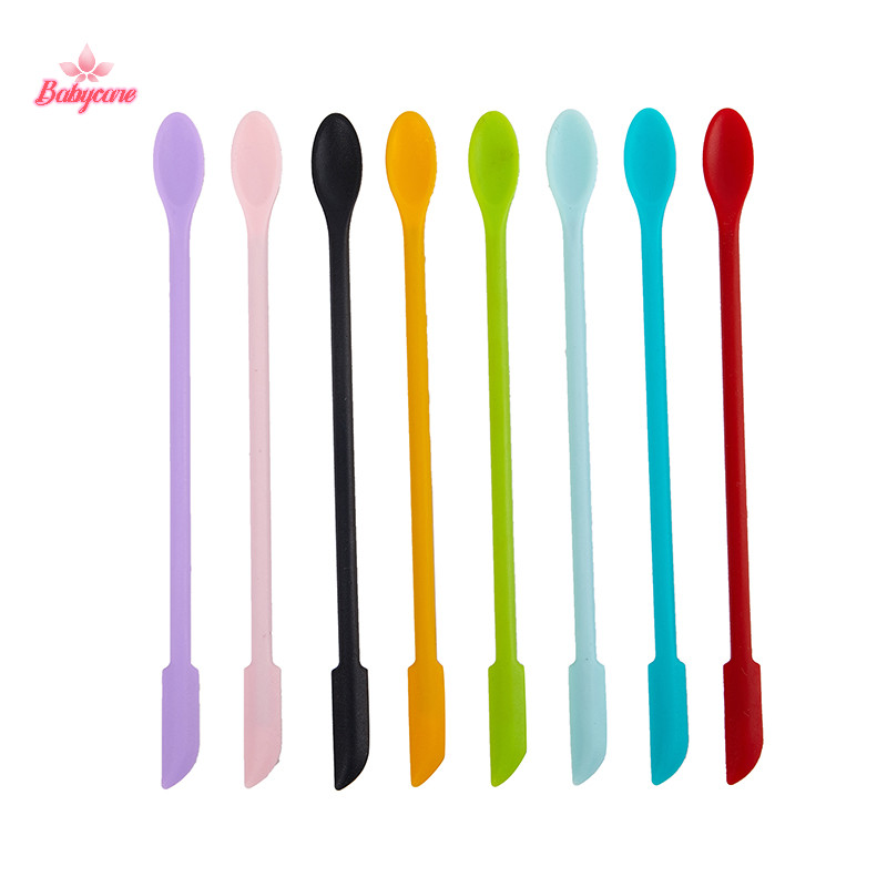 BYCE> ซิลิโคน Double-ยาว Scraper เครื่องสําอาง Jam Deep Bottle Scraper Spatula ชุดเครื่องมือแต่งหน้า Face Cream Spatula ใหม่ ราคา ถูกที่สุด ดีลบีเคเค แกลเลอรีภาพที่ 5