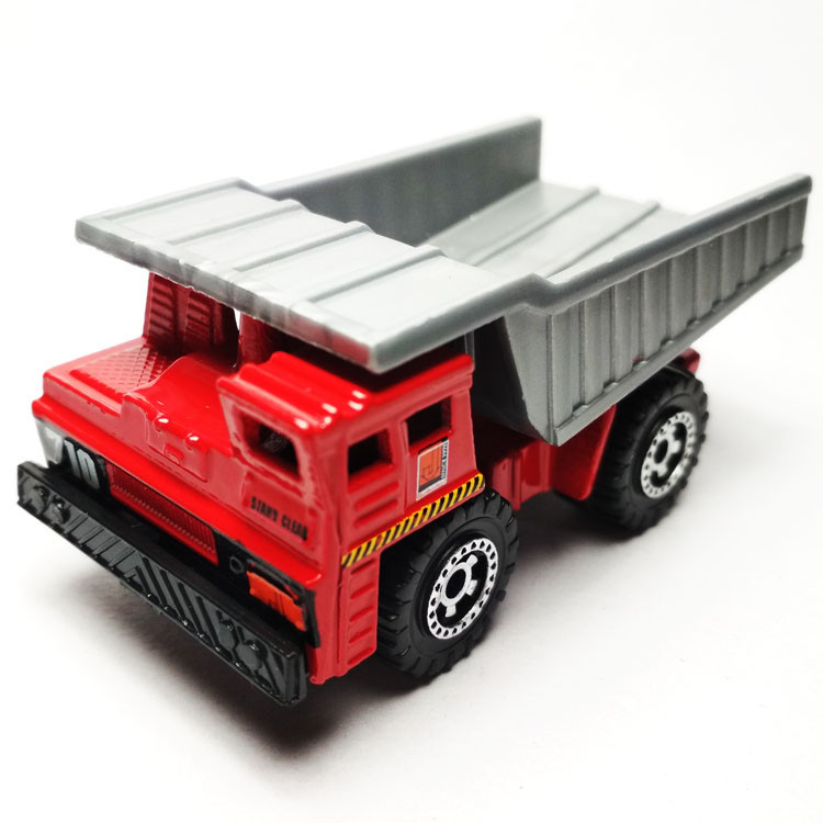 Matchbox MATCHBOX รถของเล่น / รถบรรทุกแดมป์วิศวกรรม สีแดง จํานวนมาก จากการพิมพ์ DUMP TRACK
