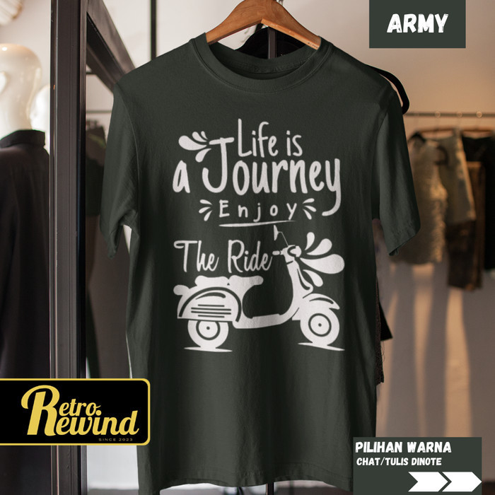 RIDER ENJ0Y THE R1DE เสื้อยืด Size S - 7XL Big Size & Premium เสื้อยืดเด็ก 2-13 ปี