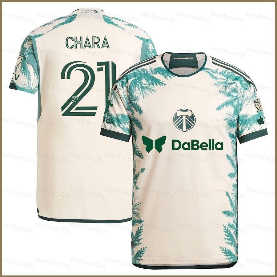 เสื้อยืดแขนสั้น ลายทีมชาติฟุตบอล Diego Chara Portland Timbers 2024-2025 MLS พลัสไซซ์