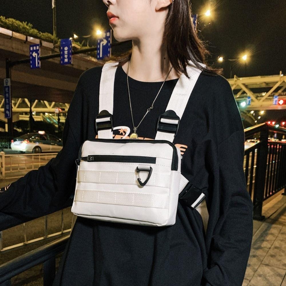 Rose Men 's Chest Rig Bag, Wear resistant Vest Bag, กันน ้ ําความจุขนาดใหญ ่ ชาย Fanny Pack