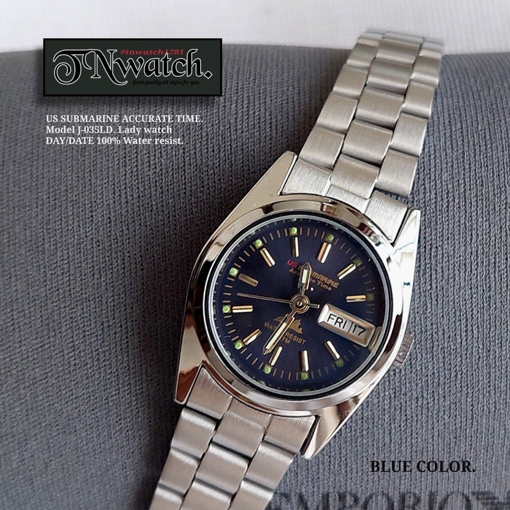 นาฬิกาข้อมือผู้หญิง US SUBMARINE รุ่น J-035LD นาฬิกาผู้หญิง นาฬิกาข้อมือ นาฬิกาควอทซ์ มีวันที่ กันน้