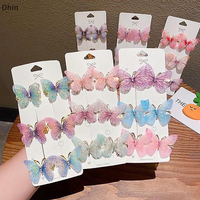 [Dhin] กิ๊บติดผมสีสันสดใสกิ๊บติดผมสาว Barrettes ผู้หญิงหวานเครื่องประดับผม Rain Headwear แฟชั่นอุปกรณ์เสริมผม COD