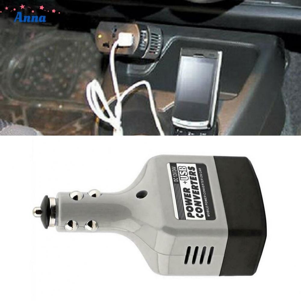 【Anna】Adapter Inverter USB Outlet Charger Car Accessories Car Power Adapter Inverter