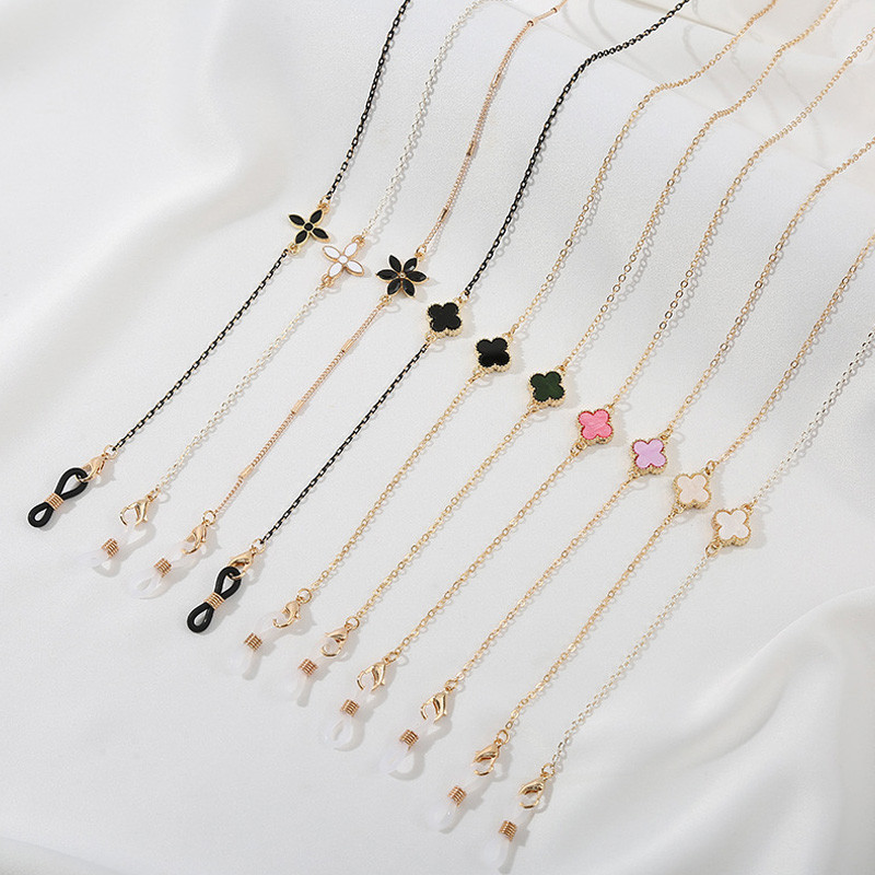 【สามารถส่งจากคลังสินค้าที่ไทยได้】สายโซ่คล้องแว่นตา และหน้ากากอนามัย ป้องกันการสูญหาย 1 ชิ้น