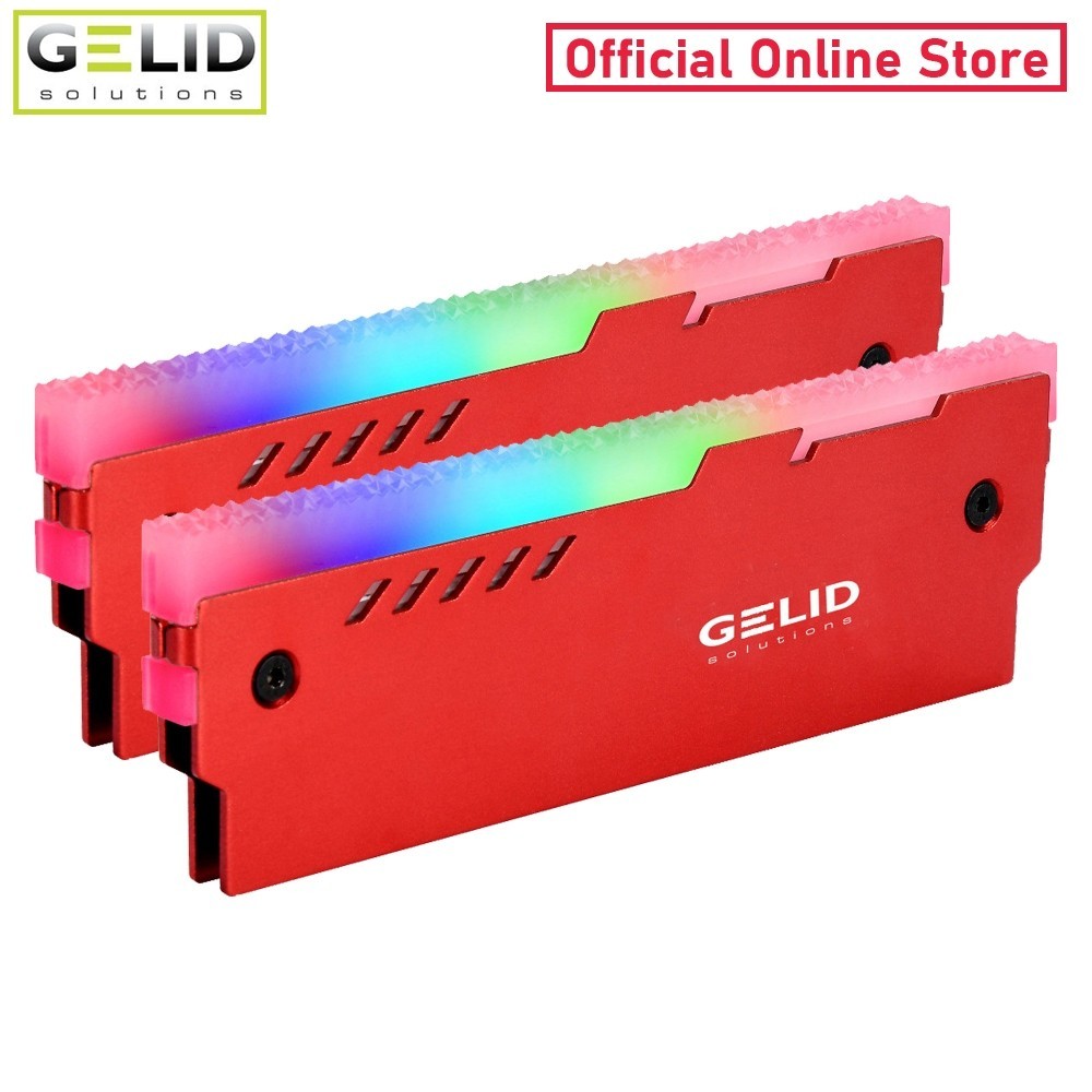 [Gelid Solutions Store] LUMEN RGB RAM COOLER (RED) ประกัน 2 ปี