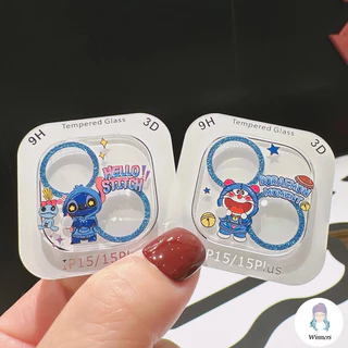 การ์ตูน Kuromi เงา 999D กล้องฟิล์มแก้ว Len สําหรับ IPhone 17 16 15 14 13 12 Pro Max 14 Pro Max น่ารัก Melody ฝาครอบป้องกันป้องกันหน้าจออุปกรณ์เสริมฝาครอบฟิล์ม