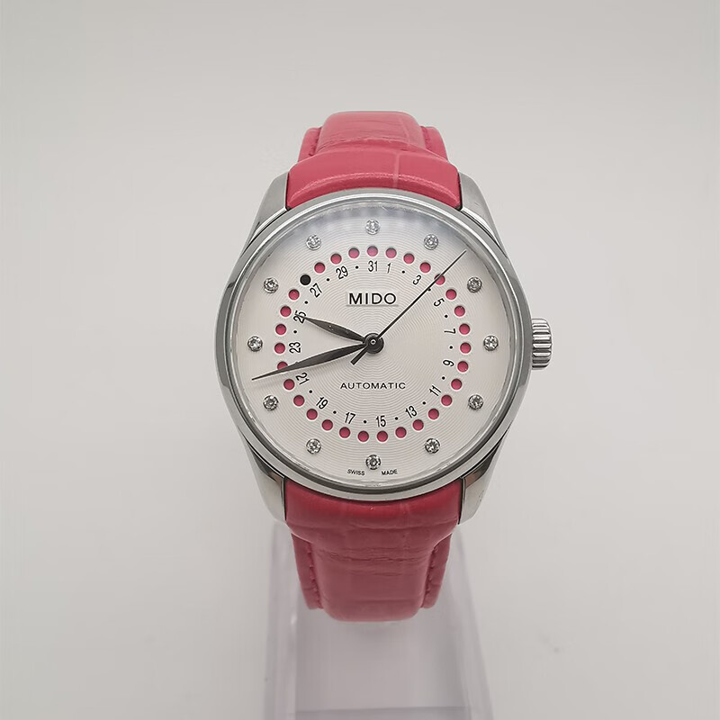 Mido/bruna Series M024.207.16.036.09 นาฬิกาข้อมือ เส้นผ่าศูนย์กลาง 33 มม. สําหรับผู้หญิง