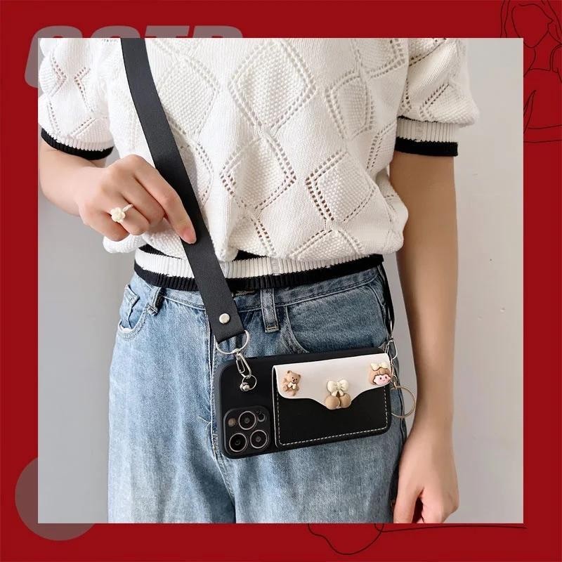 สําหรับ Reno 12 Pro 11F 10 Pro Plus ช่องใส่การ์ดฝาครอบนุ่มCrossbodyหนังกระเป๋าสตางค์ซิลิโคนสําหรับOp