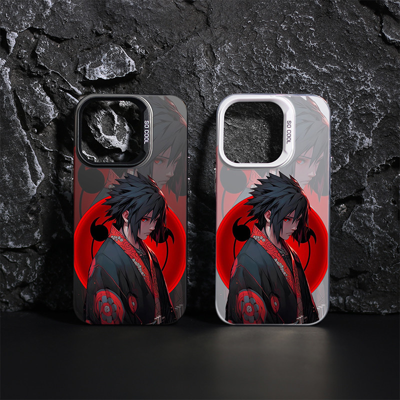 เคสโทรศัพท์มือถือ TPU กันรอยขีดข่วน กันกระแทก ลายการ์ตูนนารูโตะ Sasuke สําหรับ iPhone 12promax 15 14 12 13 11 pro 7 8plus xr xs xsmax 13 14 11 15 promax