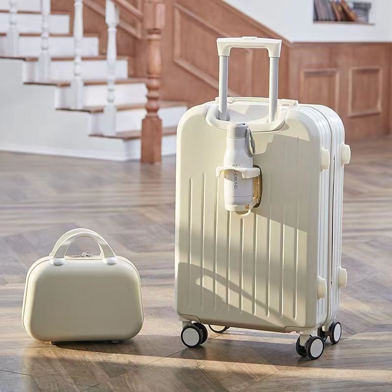 Multi-Functional High Quality Luggage Fashionable Suitcase Set Universal Silent Wheel Strong and Durable Password Boardi