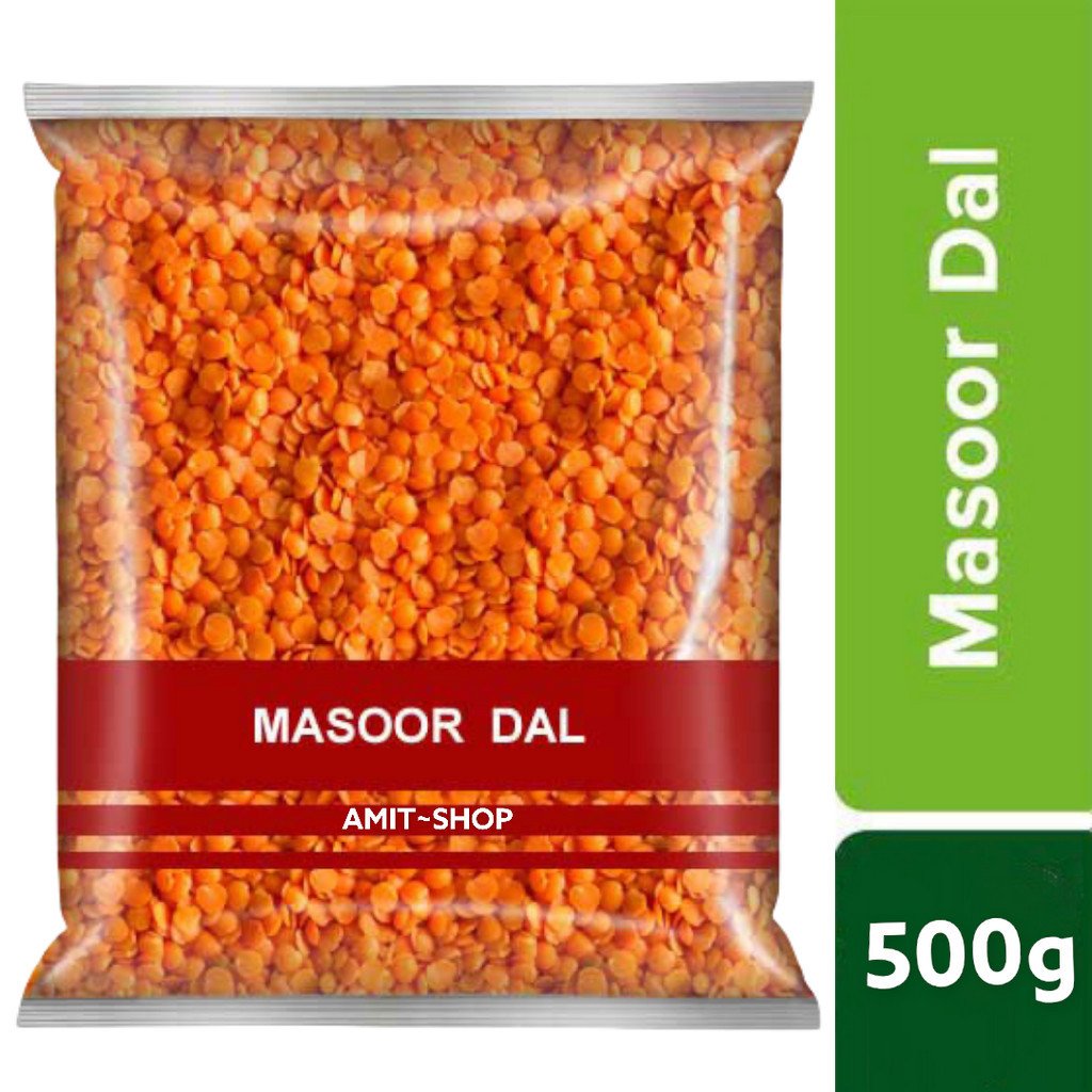 Masoor Dal Split ( Red Lentils ) 500g.         CODE:  NV
