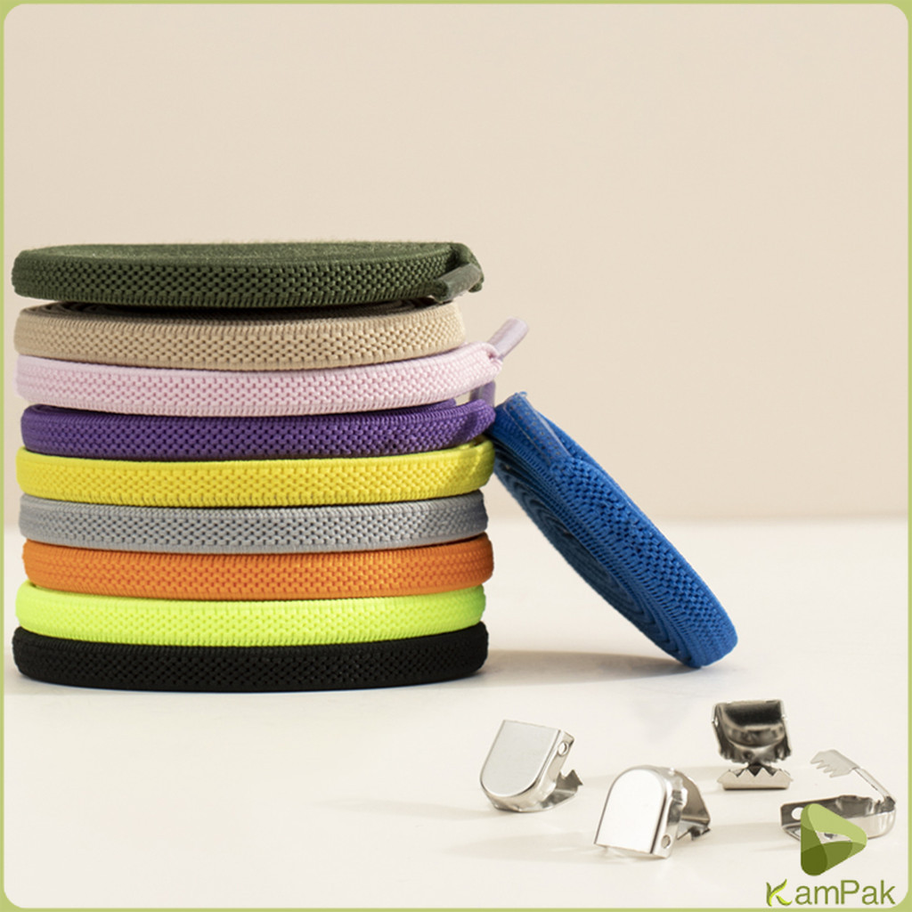 KamPak ไม่ต้องผูก เชือกรองเท้ายืดหยุ่น แบบคลิปล๊อคไม่ต้องผูก สำหรับเด็ก ผู้ใหญ่ 1 คู่ (ยาว 1m.) shoelace - รูปที่ 6