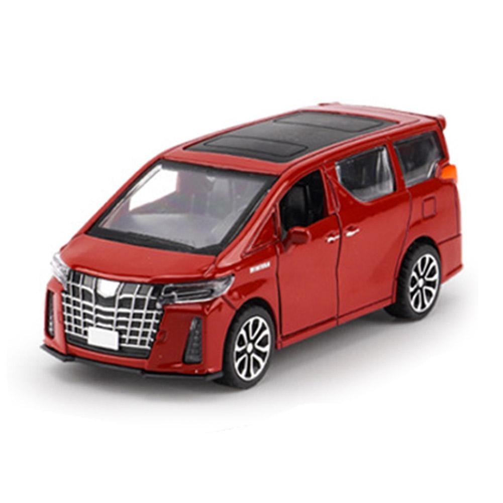 โมเดลรถยนต์ Toyota Alphard เปิดหลังได้ ของเล่นสําหรับเด็กผู้ชาย L3F2