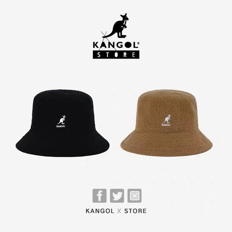 Kangol หมวกบักเก็ต ผ้าขนหนู แฟชั่น สไตล์ชาวประมง