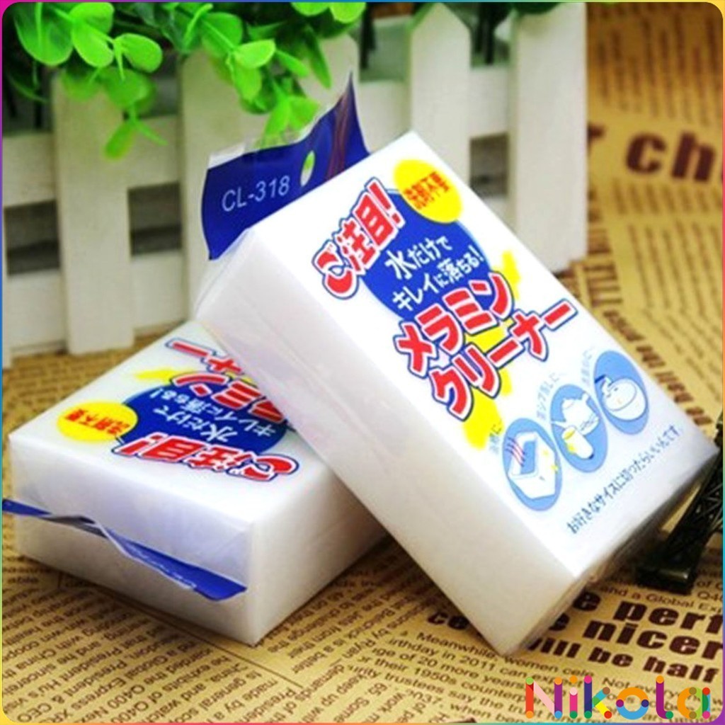 Nikola ฟองน้ำมหัศจรรย์ ฟองน้ำนาโน **สินค้าพร้อมส่ง** magic sponge