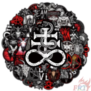 ❉ Satan Series 01 Classical Black Stickers ❉ 50Pcs/Set DIY Fashion Waterproof Doodle Decals Stickers