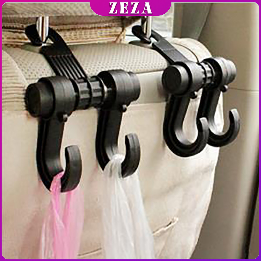 ZEZA ที่เกี่ยวเป๋าหลังรถราคา  ตะขอเกี่ยวกระเป๋า สิ่งของ กระเป๋าติดเบาะหลังรถ ตะขอเก็บของ Car Hook