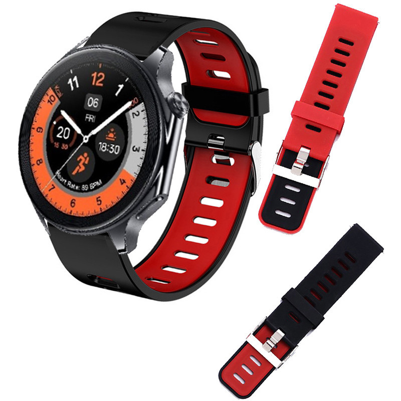 สายนาฬิกาข้อมือซิลิโคน แบบเปลี่ยน สําหรับ Oppo Watch X Watch