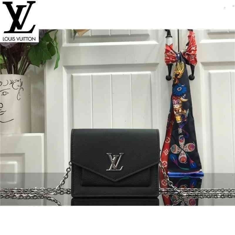 หลุยส์วิตตอง Louis Vuitton กระเป๋า lv m69183 สีดำ mylockme มินิโซ่สุภาพสตรีช้อปปิ้งกระเป๋าถือแบกปลาย 3kw9 r4ui