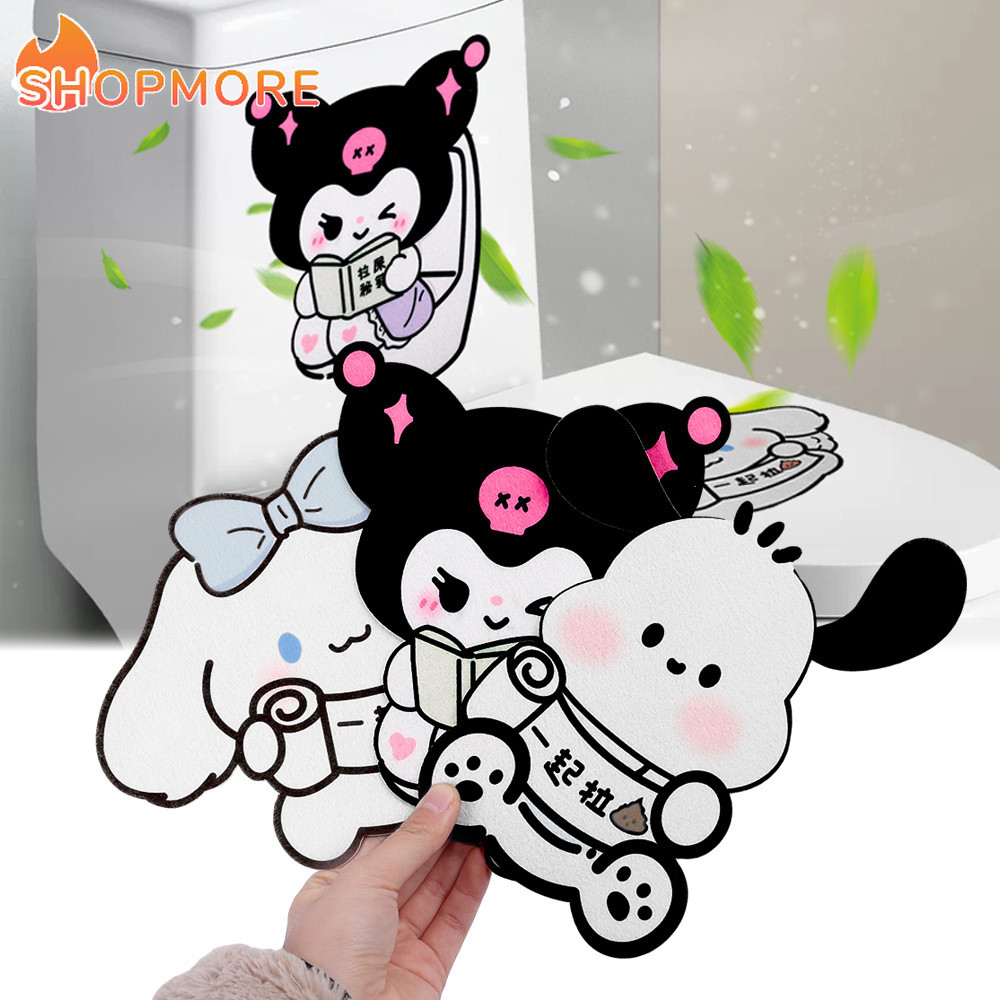SANRIO [Marvelous] แผ่นสติกเกอร์ดับกลิ่นห้องน้ํา ลายการ์ตูนซานริโอ้ มีกาวในตัว