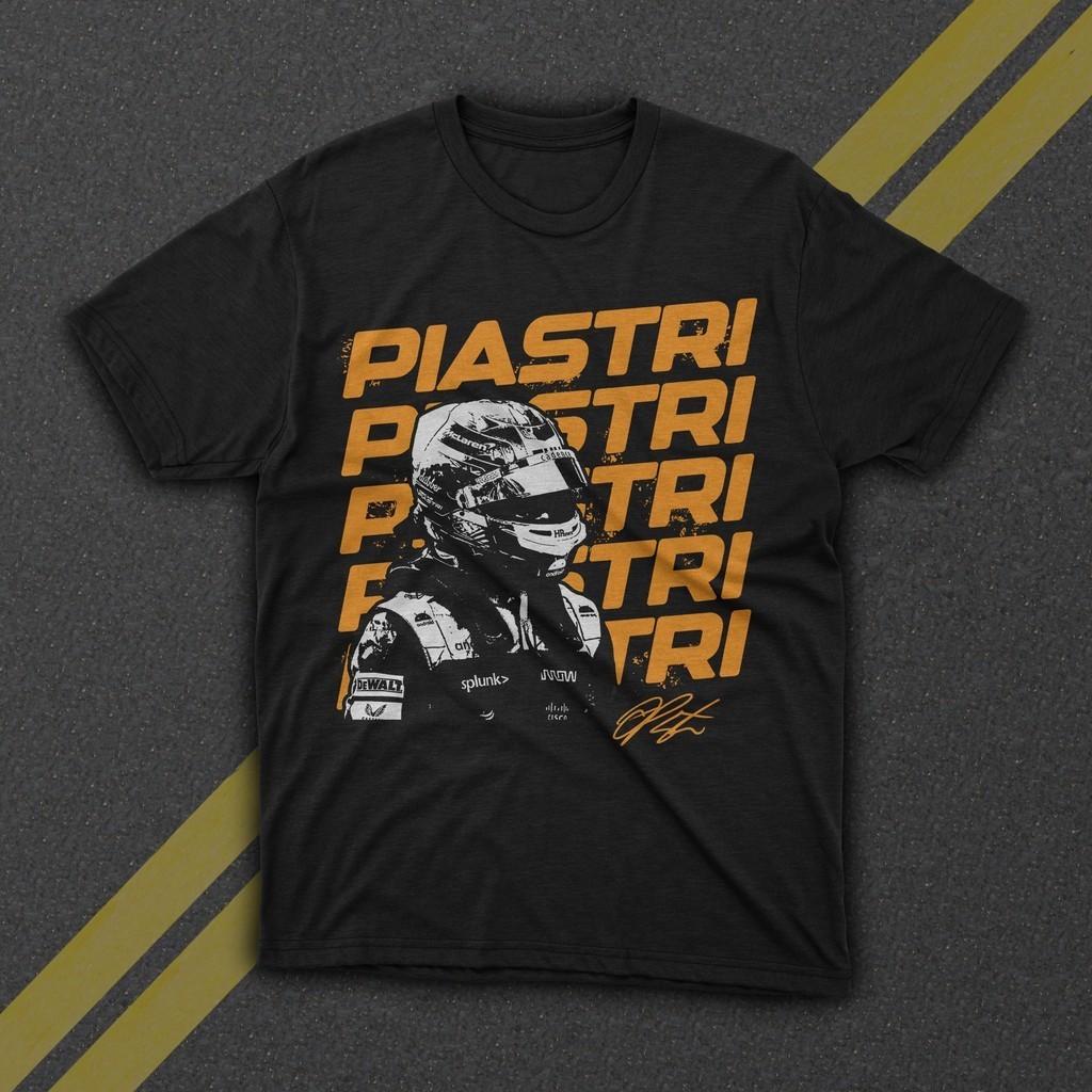 เสื้อยืด Oscar Piestri Formula 1 | เสื้อ Mclaren F1 | เสื้อยืดเปียสไตร 2023 F1 | เสื้อยืด Oscar Pies