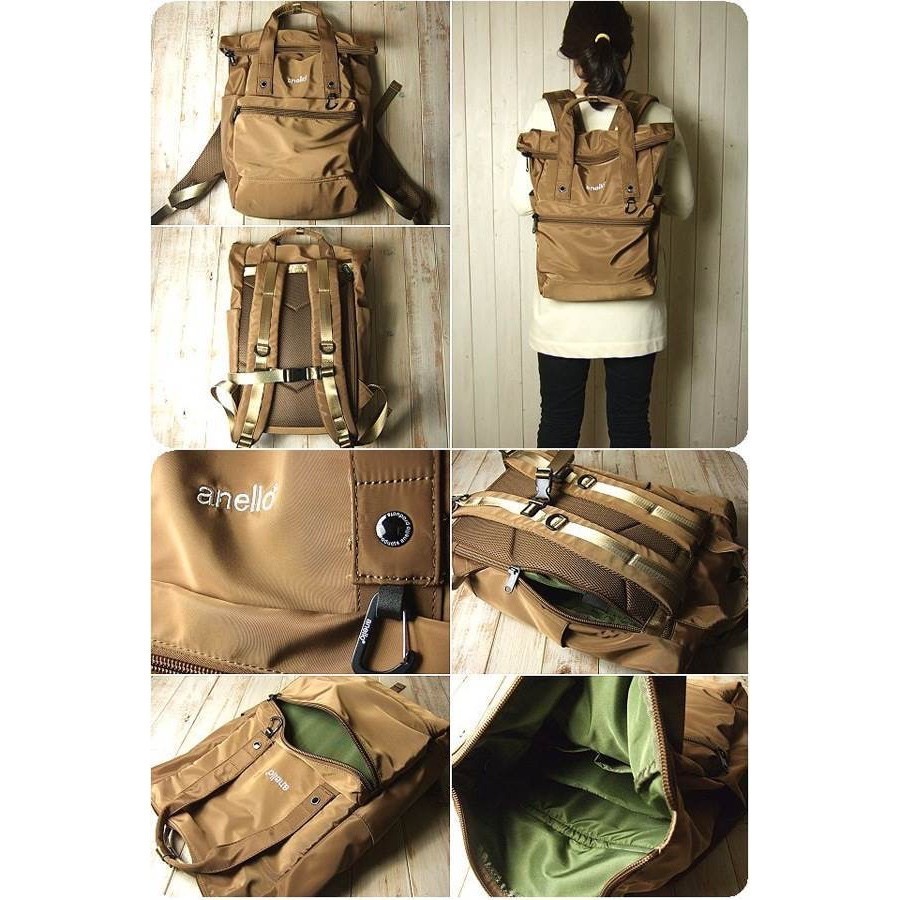 กระเป๋านักเรียน ✅️สั่งในไลฟ์ลด50%🔥AT-B1681🔥พร้อมส่ง🔥 กระเป๋า​  Anello Urban Street Nylon Backpack (ของแท้นำเข้าเอง)​