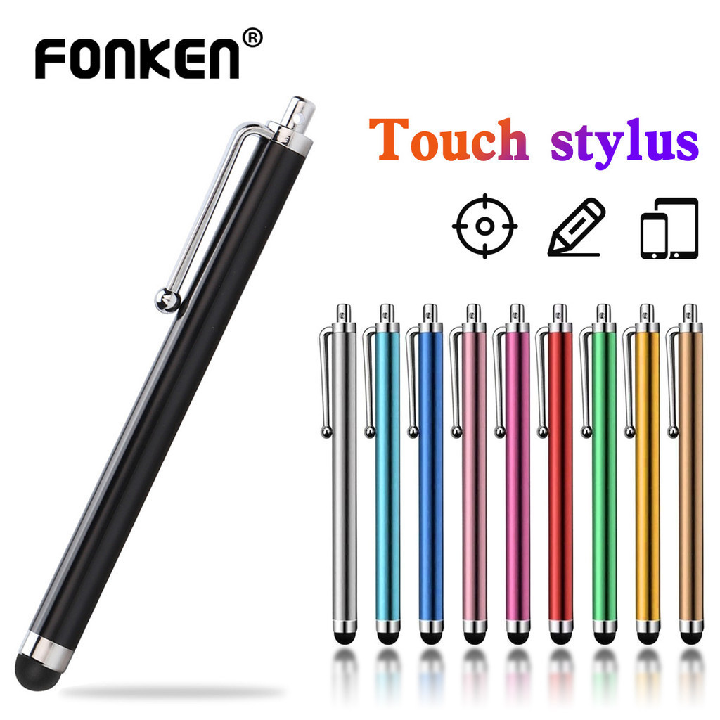 Fonken ปากกาสไตลัส สําหรับ Android IOS Windows Touch Pencil แท็บเล็ต โทรศัพท์ Huawei Samsung 5 10 ชิ้น