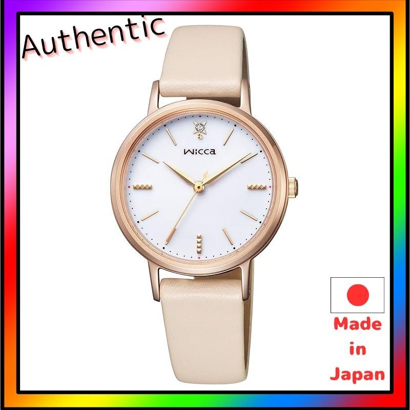 [Direct from Japan][CITIZEN] wicca wicca solar tech ( beige / leather belt / daily life waterproof / Ladies ) KP5-166-10 #Tokioki Dia Citizen Gift Solar