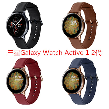 สายนาฬิกาข้อมือสมาร์ทวอทช์ หนังวัวแท้ 20 เมตร สําหรับ Samsung Galaxy Watch3 4 5 6 Active2