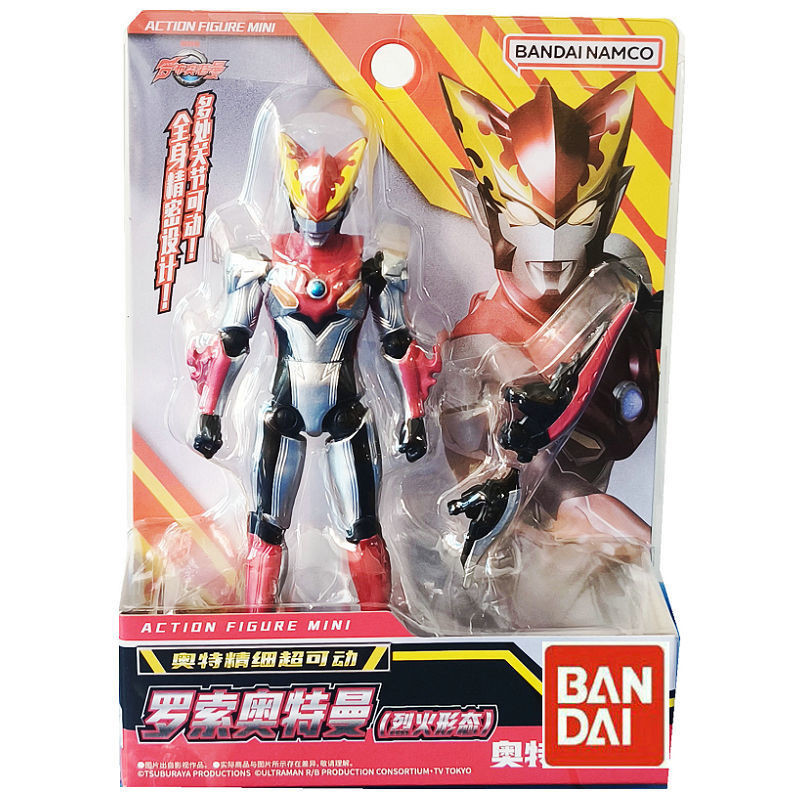 Bandai โมเดลตุ๊กตา รุ่น Rosso Ultraman Fire Form ขยับได้