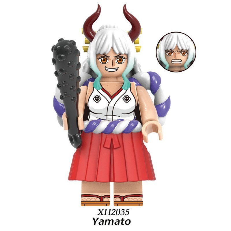 ของเล่นตัวต่อฟิกเกอร์ อนิเมะวันพีช Luffy Nico Robin Zoro Chopper Sanji Yamato Usopp Nami Zeus ขนาดเล็ก ของขวัญ สําหรับเด็ก - รูปที่ 5