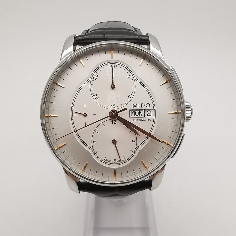 Mido Baroncelli Seriesm8607.4.10.1 นาฬิกาข้อมือโครโนกราฟ เส้นผ่าศูนย์กลาง 42 มม. สําหรับผู้ชาย