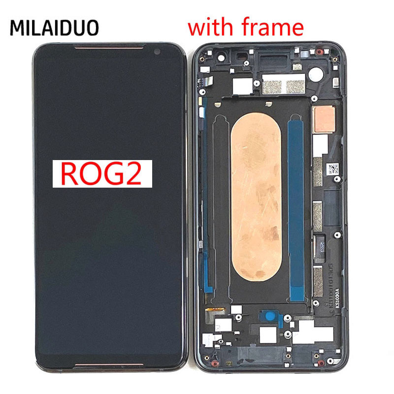 อะไหล่หน้าจอสัมผัส LCD แบบเปลี่ยน สําหรับ Asus rog Phone 2 rog 2 Phone ZS660KL Asus I001D I001DA