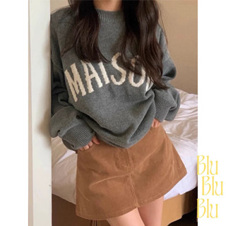 Maison minimal sweater 🧇✨ เสื้อกันหนาว สเว็ตเตอร์ ไหมพรม ผ้า…