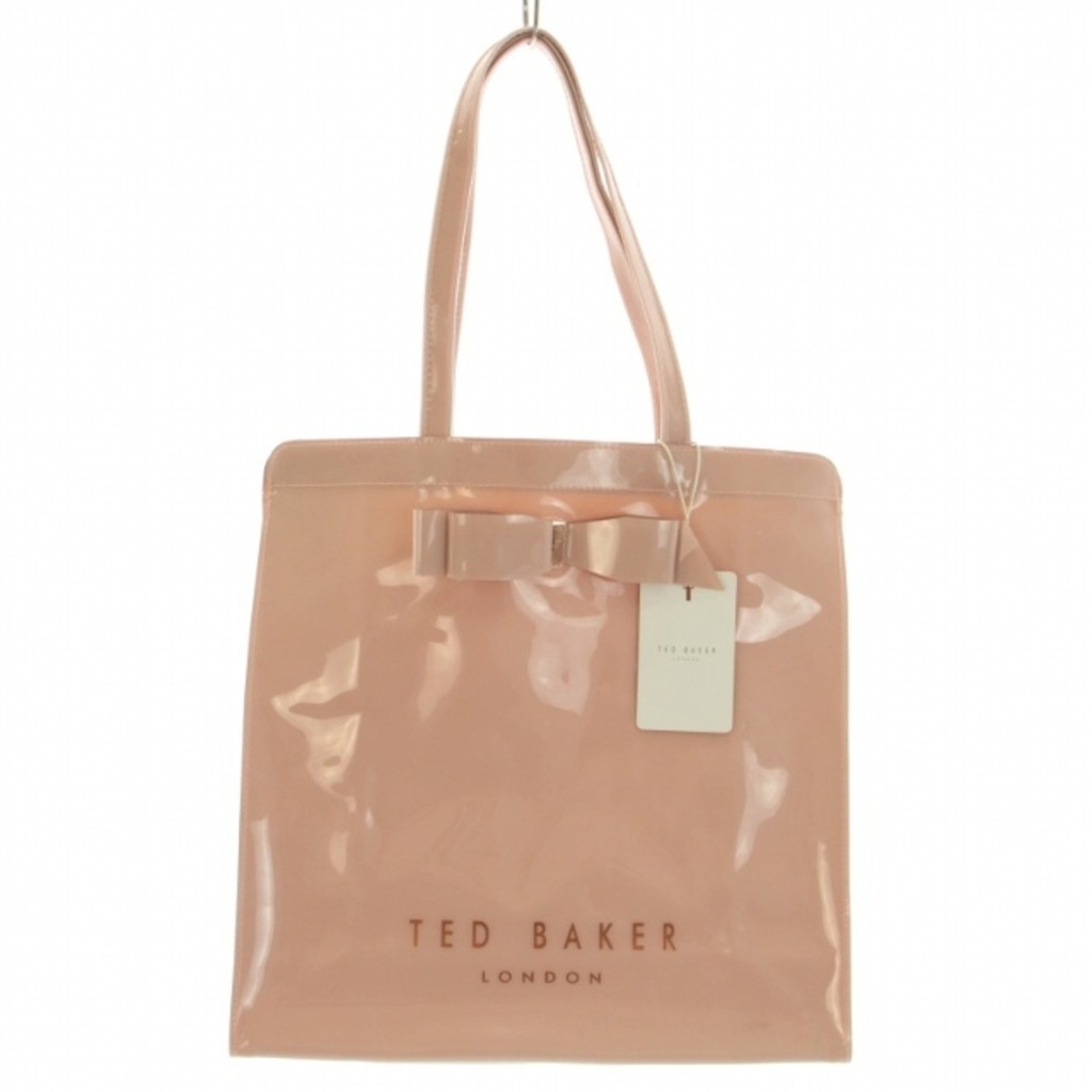 Ted Baker tote bag handbag with vinyl ribbon pink tag Direct from Japan Secondhand