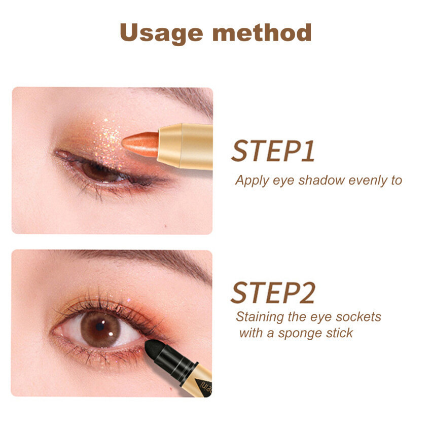 YTL ปากกาอายแชโดว์ไฮไลท์ ปากกาดอลลี่อาย ตาหวานฉ่ำกลมโต อายแชโดว์​​แบบดินสอเขียนใต้ตาทนกันน้ำ - รูปที่ 7